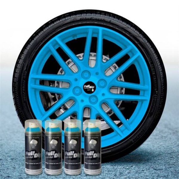 Pacco da 4 Full Dip AZZURRO LUMINOSO