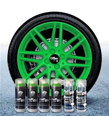 Pacco da 6 - Full Dip VERDE LIME LUCIDO