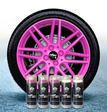 Pacco da 5 Full Dip ROSA FLUO